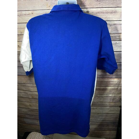 The Game Los Angeles Dodgers Polo – Blue & White Split Design Men’s Size Large - Picture 2 of 13